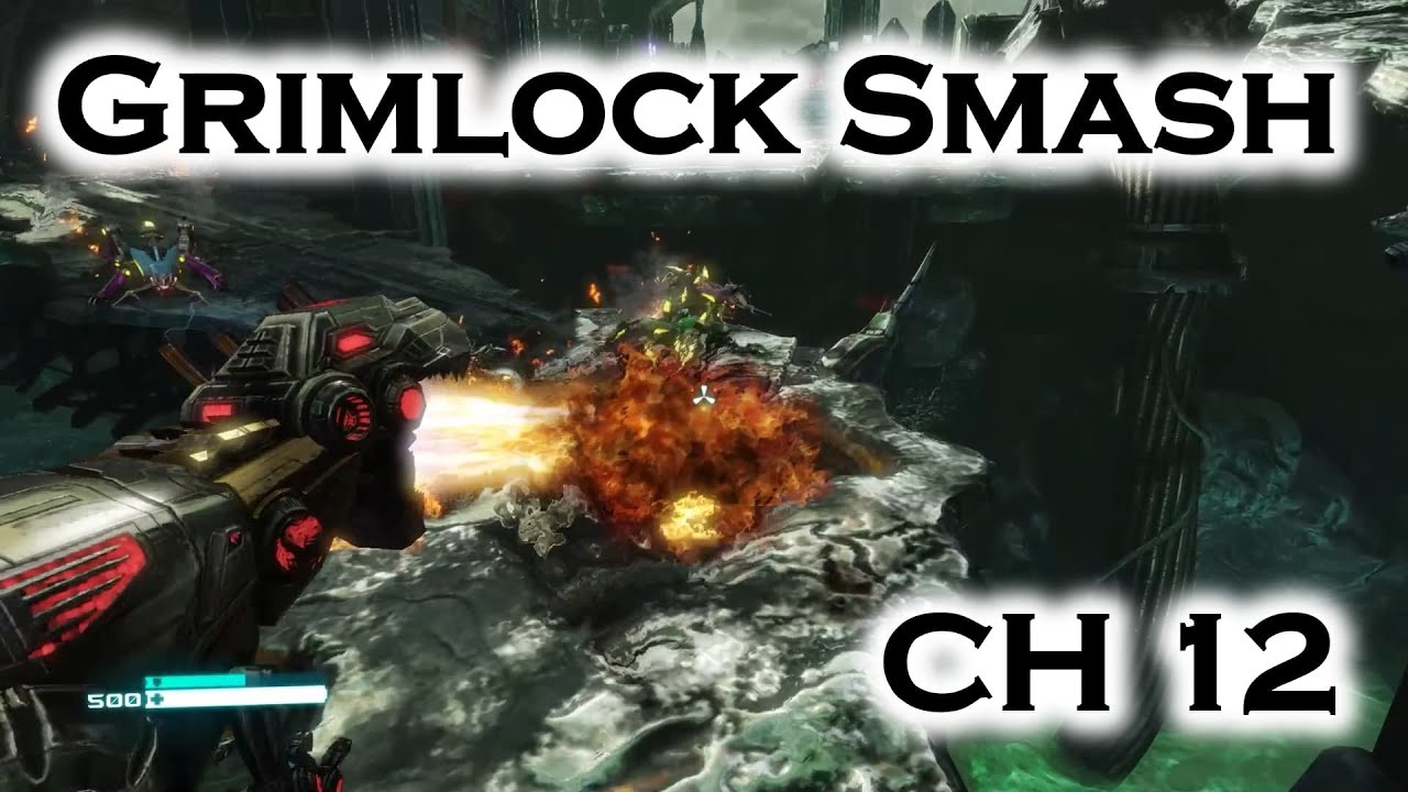 Transformers Fall Of Cybertron | Chapter 12 Grimlock Smash | 100% Full Gameplay Walkthrough PC
