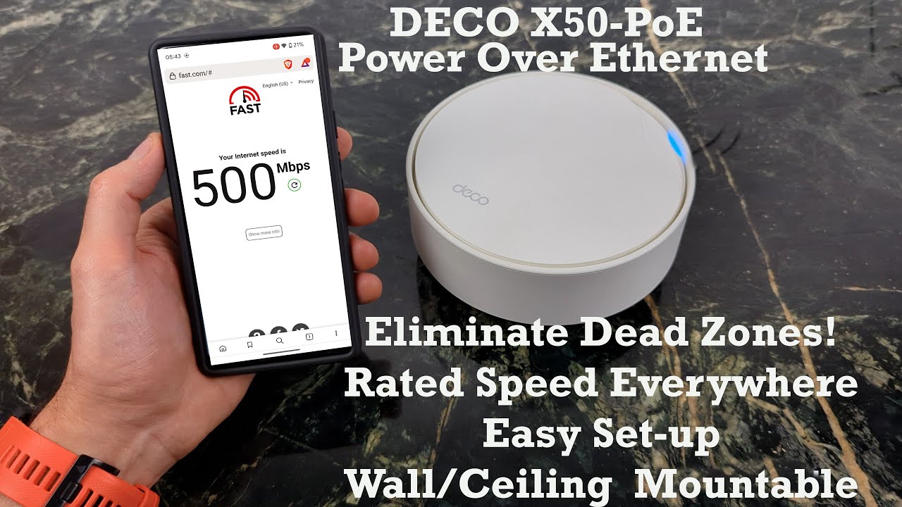 TP-Link Deco X50 PoE: обзор системы Wi-Fi 6 Mesh БЕЗ адаптера питания!