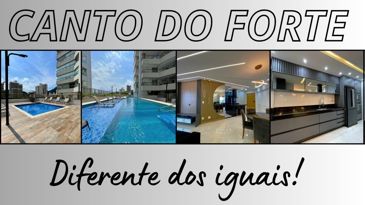 😍 Apartamento em Praia Grande/SP no Canto do Forte.