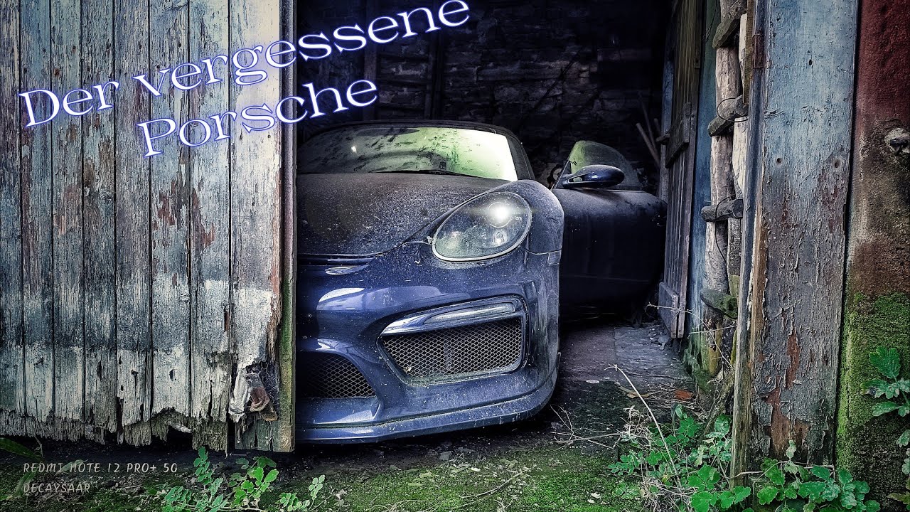 Porsche Boxster zurückgelassenen😱Überall Im Haus sind Porsche und BMW Teile