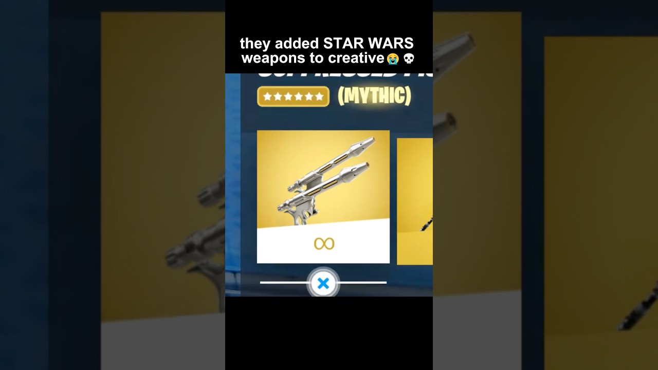 Star Wars Weapons in Fortnite Creative