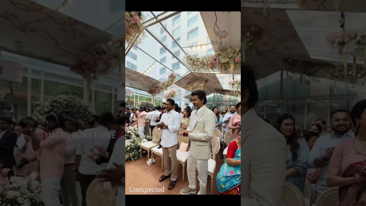 Totally unexpected 🤩 Met Vijay Anna & YS Jagan Mohan Reddy at Park Hyatt 🎉 | What a moment!#vijay