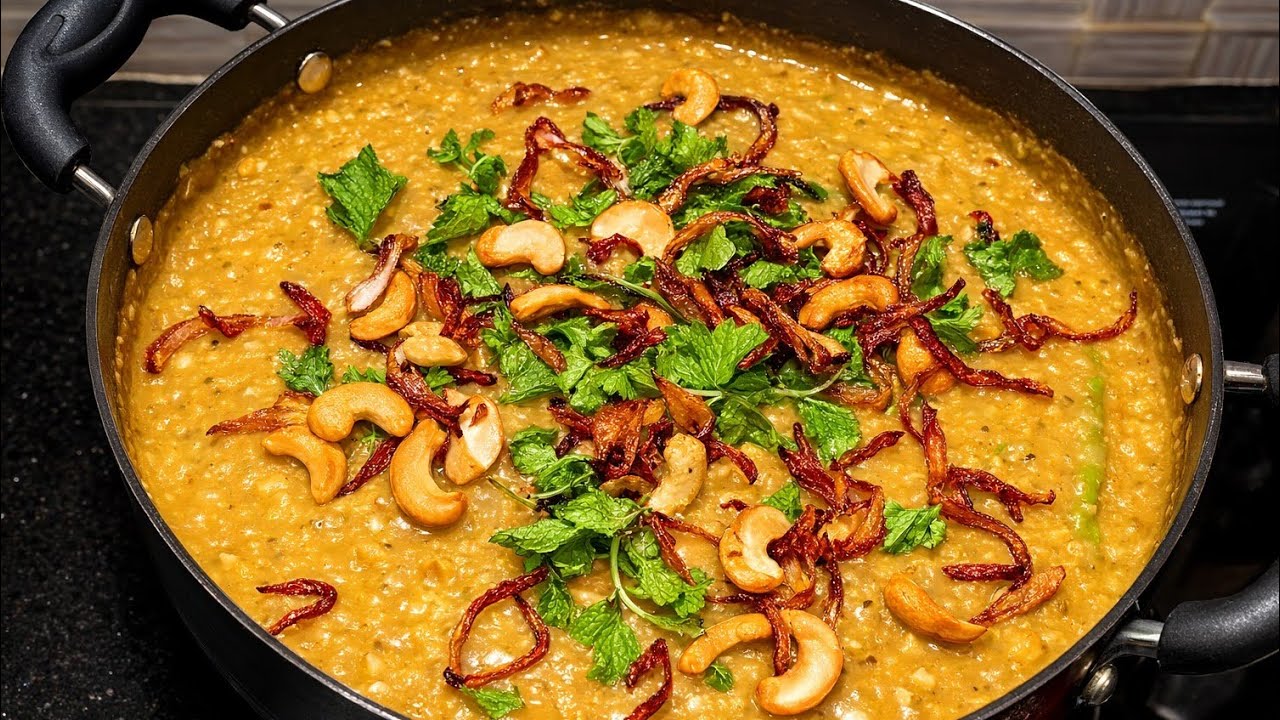 Oats Haleem Recipe | Healthy Mutton Haleem at Home
