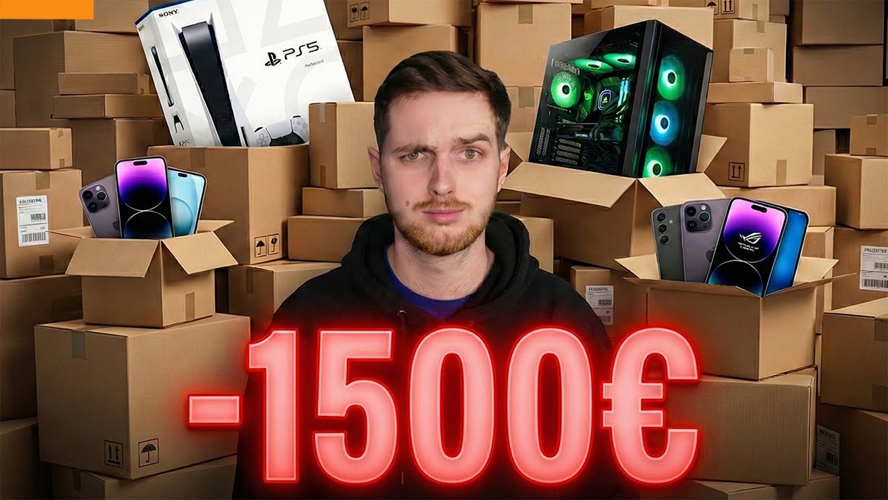 J'ai acheté pour +1500€ de colis perdus ! Soit 140kg...