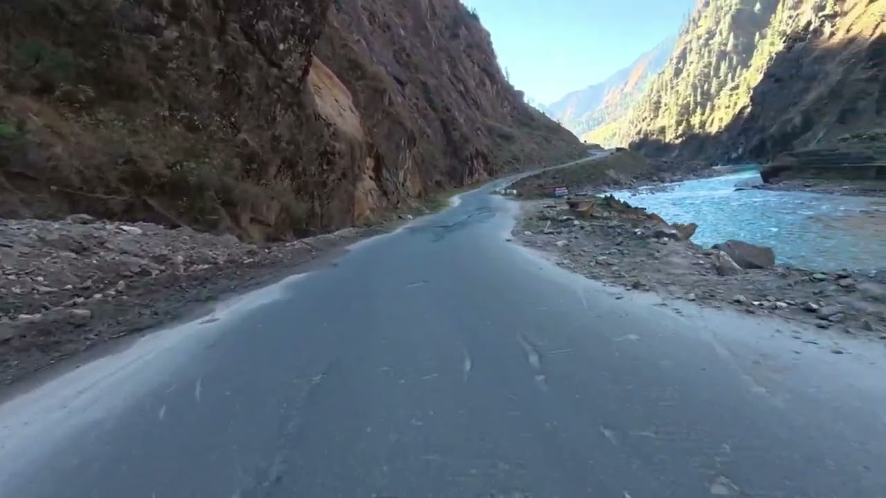 Harsil to  Uttarkashi Road  travel 