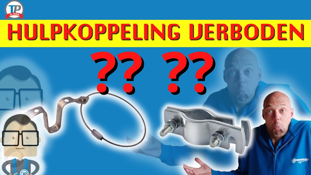 HULPKOPPELING TREKHAAK, HULPKOPPELING VERPLICHT, HULPKOPPELING MONTEREN, HULPKOPPELING BEVESTIGEN,