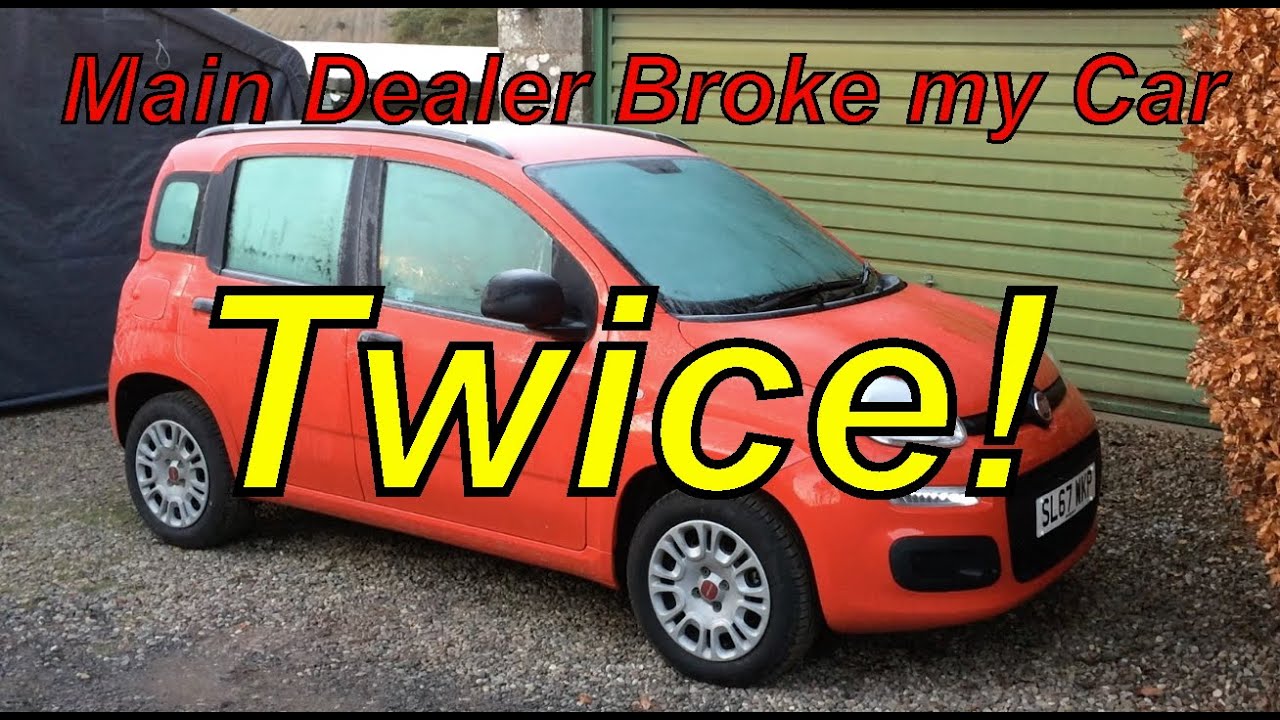 FIAT Panda Rear Screen Washer Pipe and Central Locking Fix - Main dealer broke my car twice!