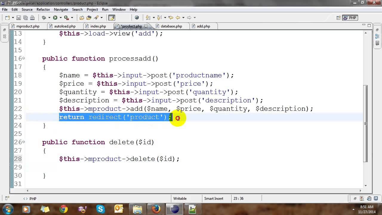 CRUD CodeIgniter