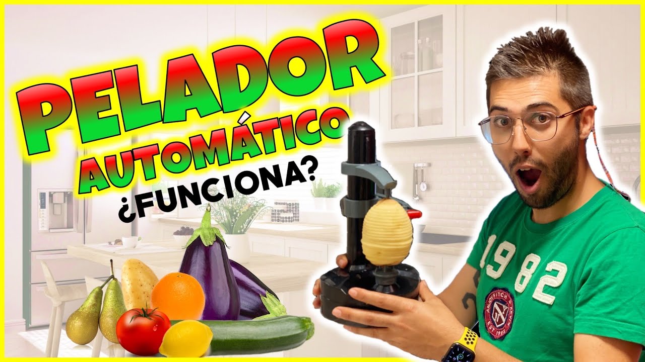 ¿Cómo funciona un PELADOR automático? Review con productos! 🥔 🍊🍋