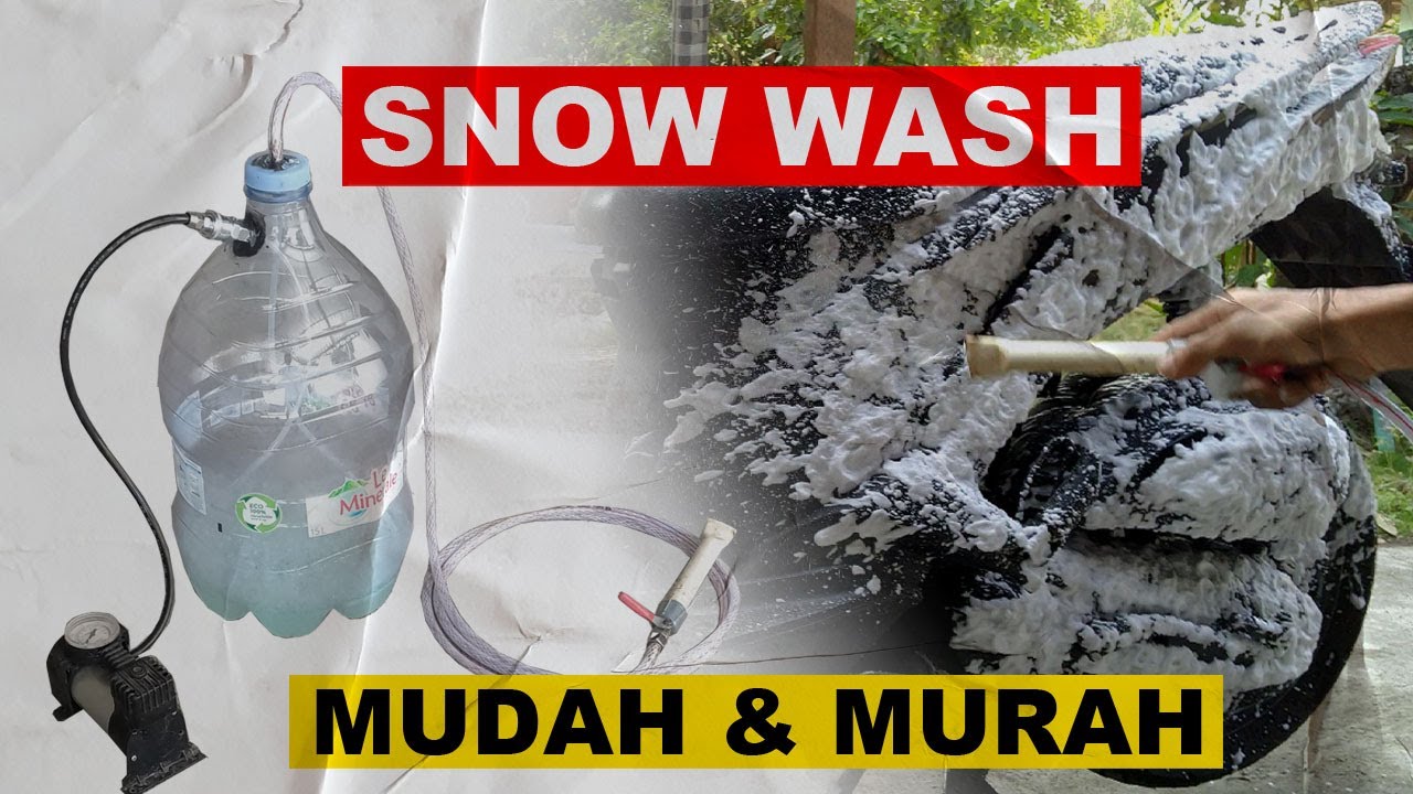 CARA MEMBUAT CUCI SALJU DENGAN KOMPRESOR MINI