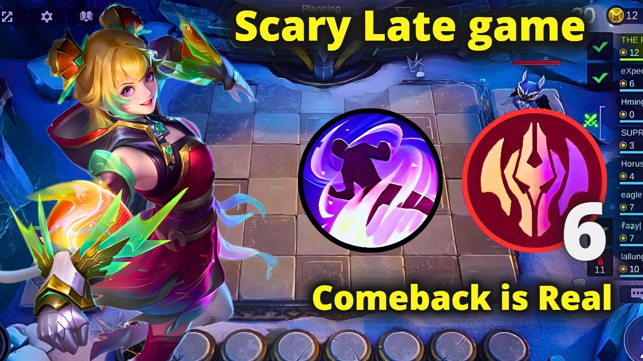 YUKI 3 + IMMORTALS + 3* WANWAN LATE GAME SCARY COMBO | MLBB MAGIC CHESS BEST SYNERGY COMBO TERKUAT