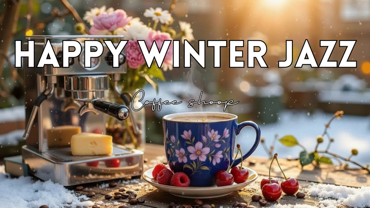 Happy Winter Jazz ~ Positive Morning Jazz Cafe & Bossa Nova Instrumental Music for Study, Work