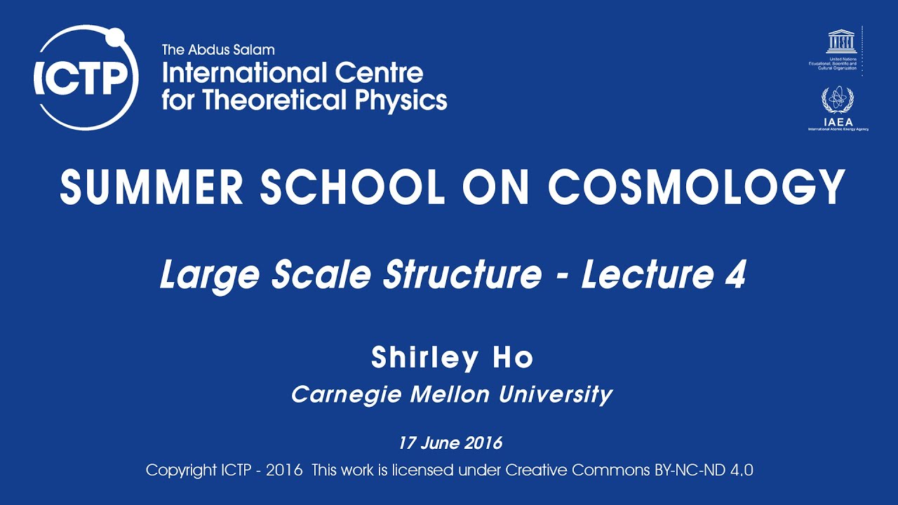 Shirley Ho: Large Scale Structure - Lecture 4