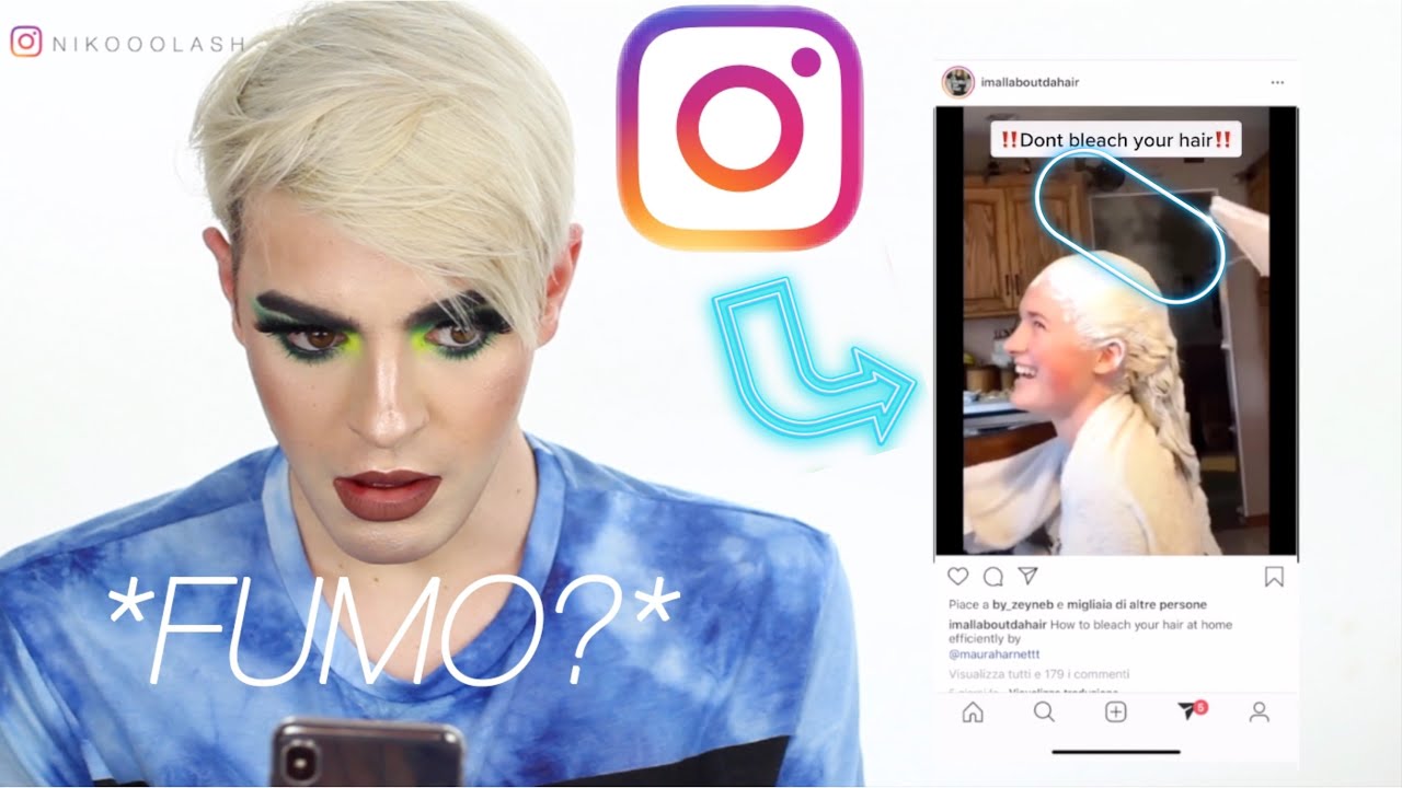 PARRUCCHIERE REAGISCE AI VIDEO DI INSTAGRAM PT 5 || NIKOOOLASH