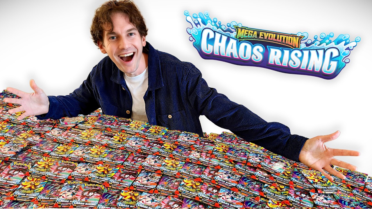 Открываем 100 бустеров Pok&eacute;mon Chaos Rising