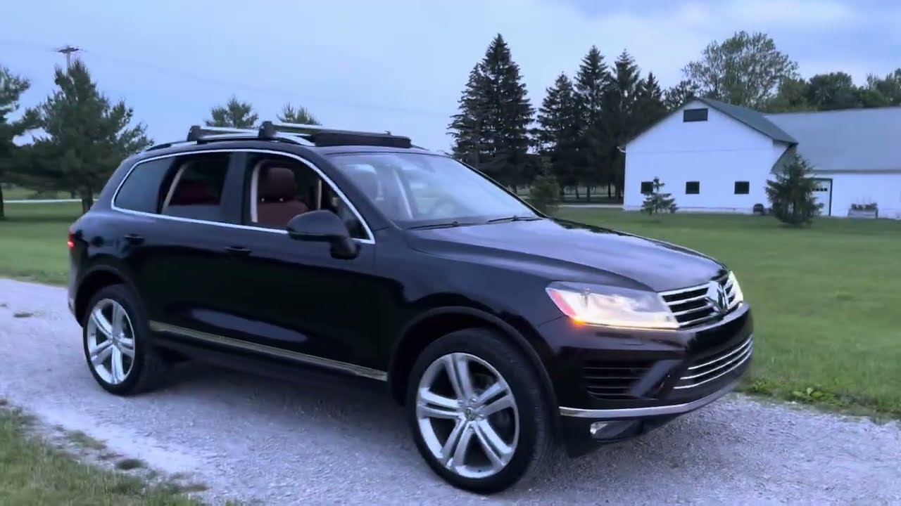 67k-Mile 2017 VW Touareg Executive Walk Around, 3.6L V6