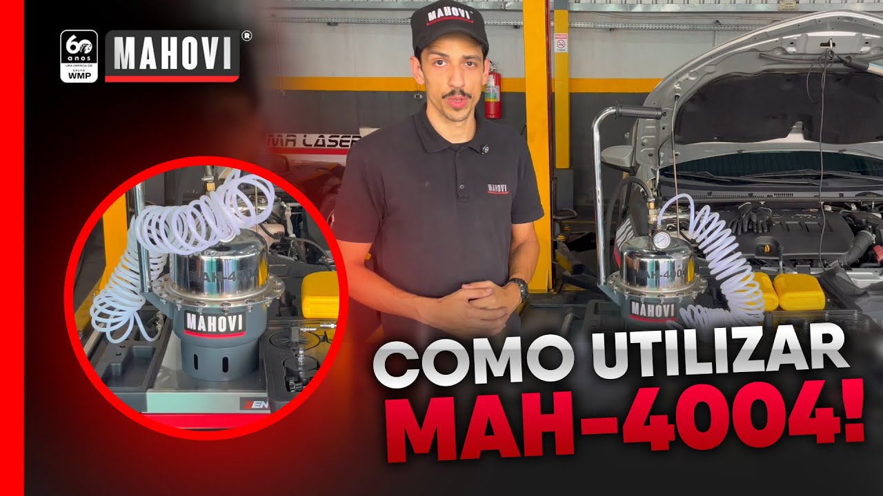 Como Utilizar o Sangrador de Freio Pneumático MAH-4004 | Mahovi
