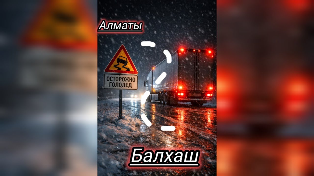 Дальнобой Алматы Балхаш кар жанбыр болып тур мен жолга шыгатын уезде @kategoryBC 
