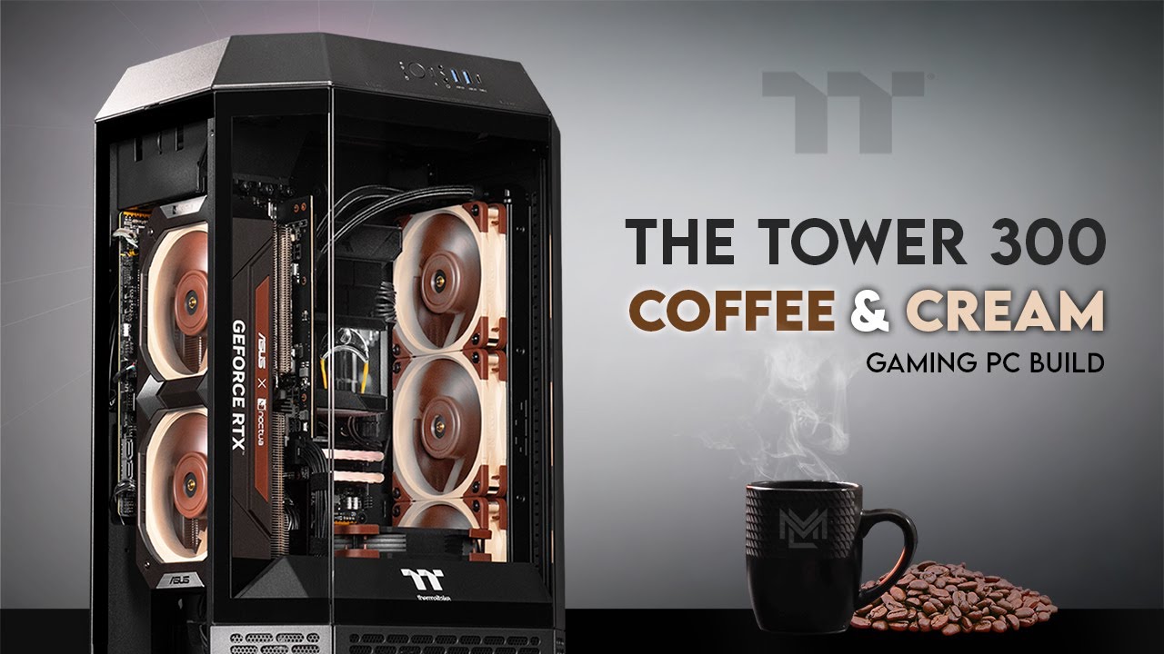 A Coffee Lovers Dream PC Build... | Thermaltake The Tower 300 | Noctua RTX 4080