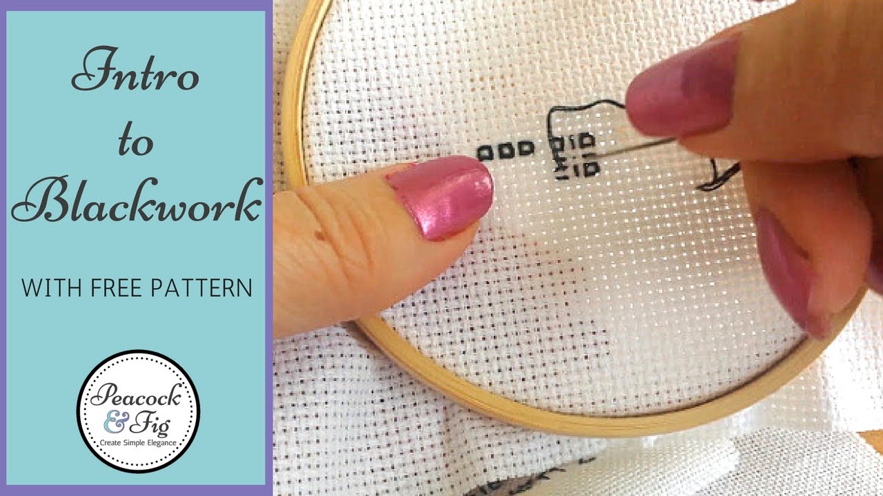 Blackwork tutorial: an introduction to blackwork
