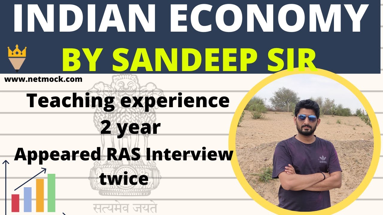 Basics of Indian Economy |  BY SANDEEP SIR  (NETMOCK)