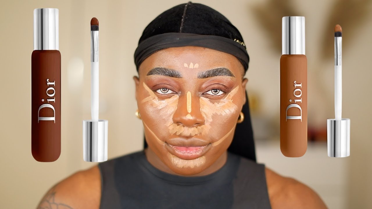 DIOR BACKSTAGE Flash Perfector Concealer Review on dark skin!| ThePlasticBoy