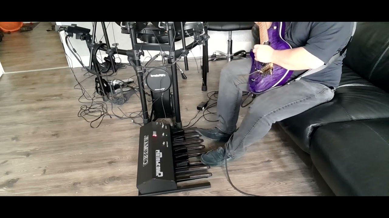CRUMAR MOJO PEDALS WITH REASON & EVH WOLFGANG SPECIAL QM PURPLE, BOSS KATANA 50