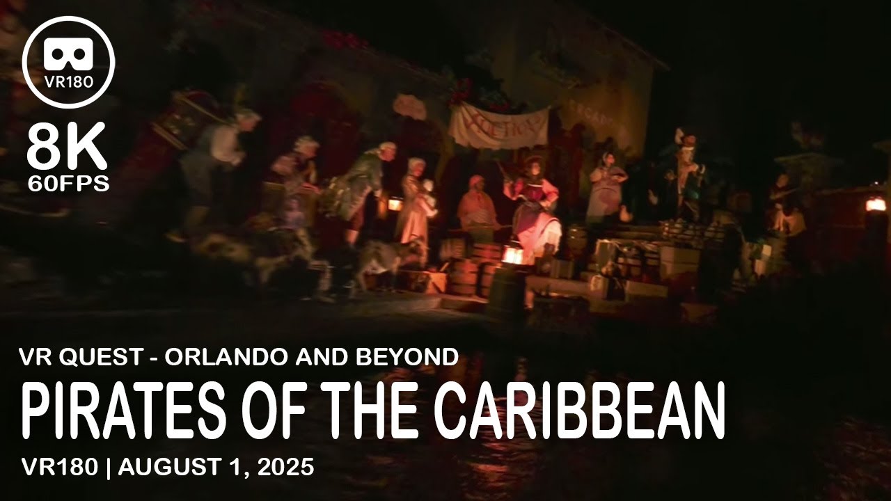 Pirates of the Caribbean at Walt Disney World - 8K 60FPS (4320s60)