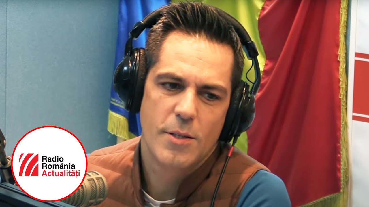 Ștefan Bănică Jr. la microfonul Radio România Actualități