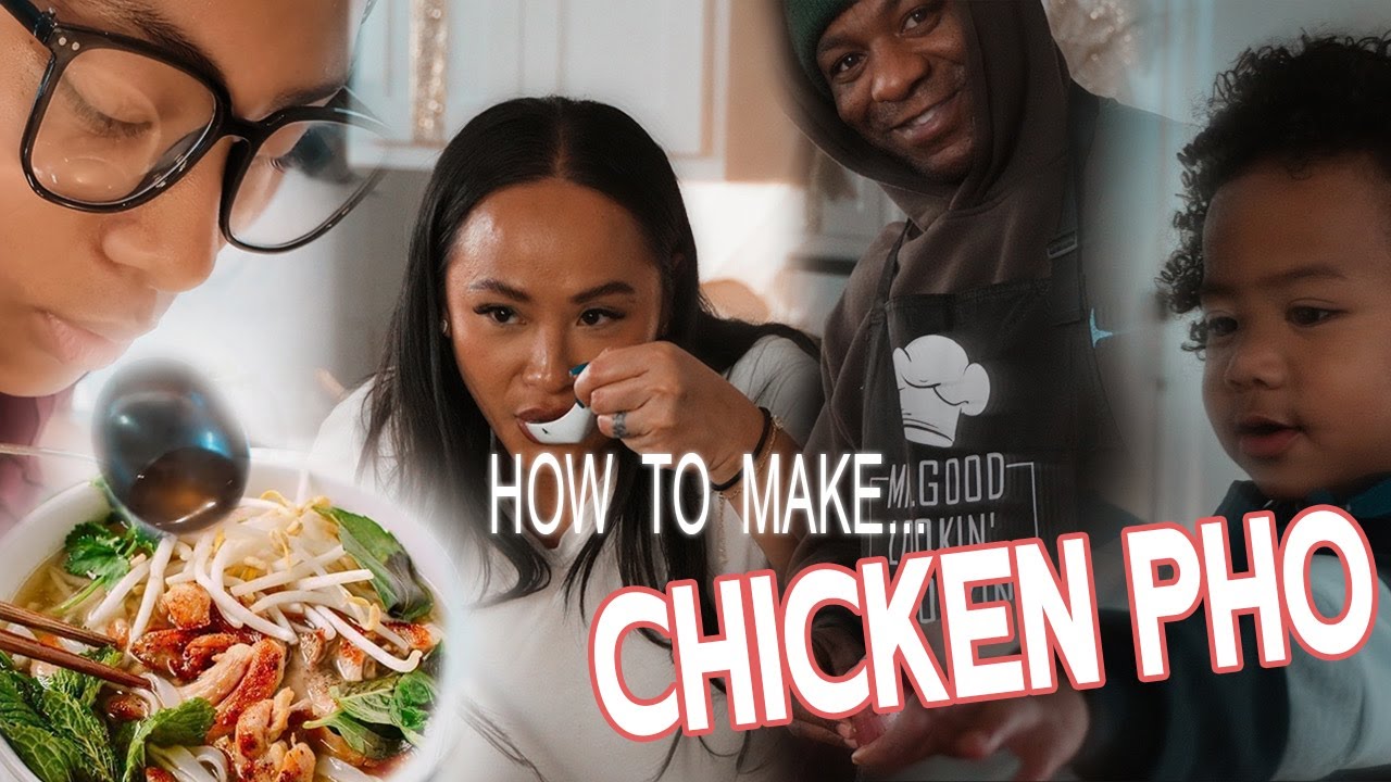 TEACHING MY FAMILY HOW TO MAKE CHICKEN PHO