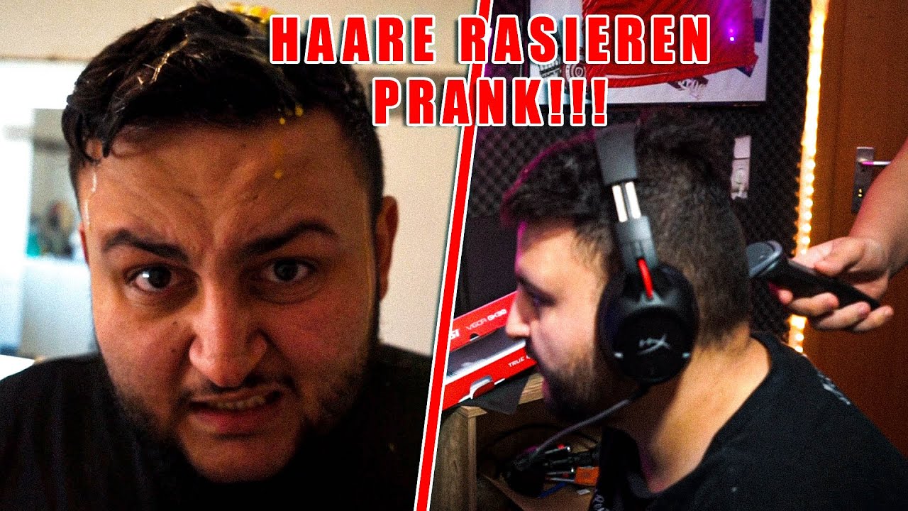 😬 ICH RASIERE BRUDERS HAARE AB PRANK ! 😂 | Can Wick