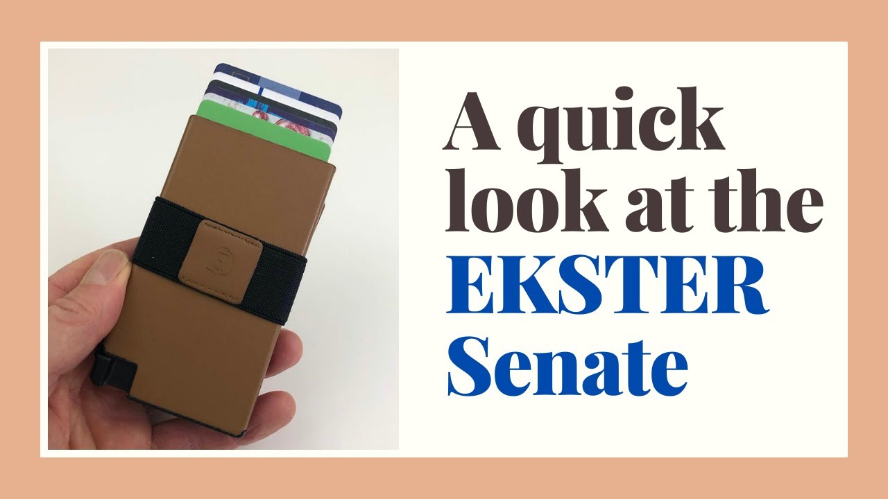 Ekster Senate review - A Smooth Pop-up Card Ejector