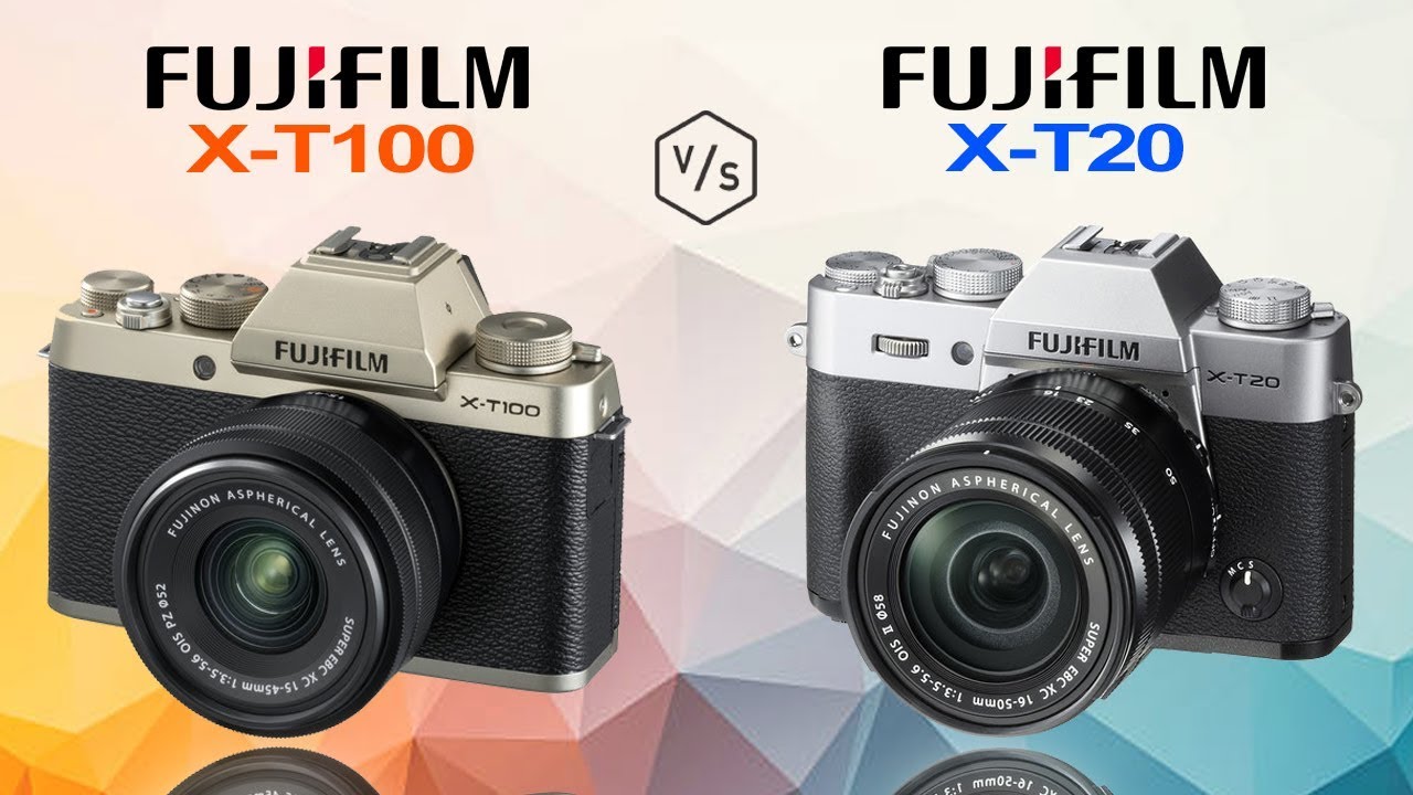FujiFilm X-T100 vs FujiFilm X-T20