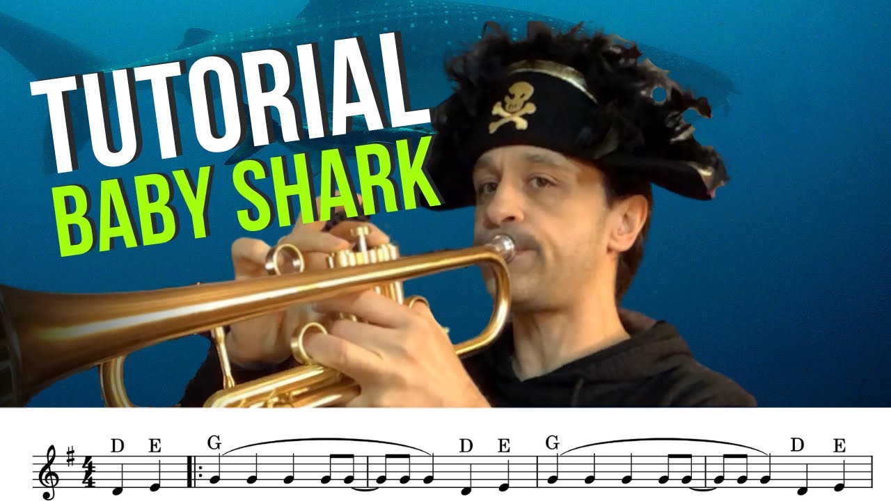 Trumpet Tutorial - Lesson 9 - BABY SHARK