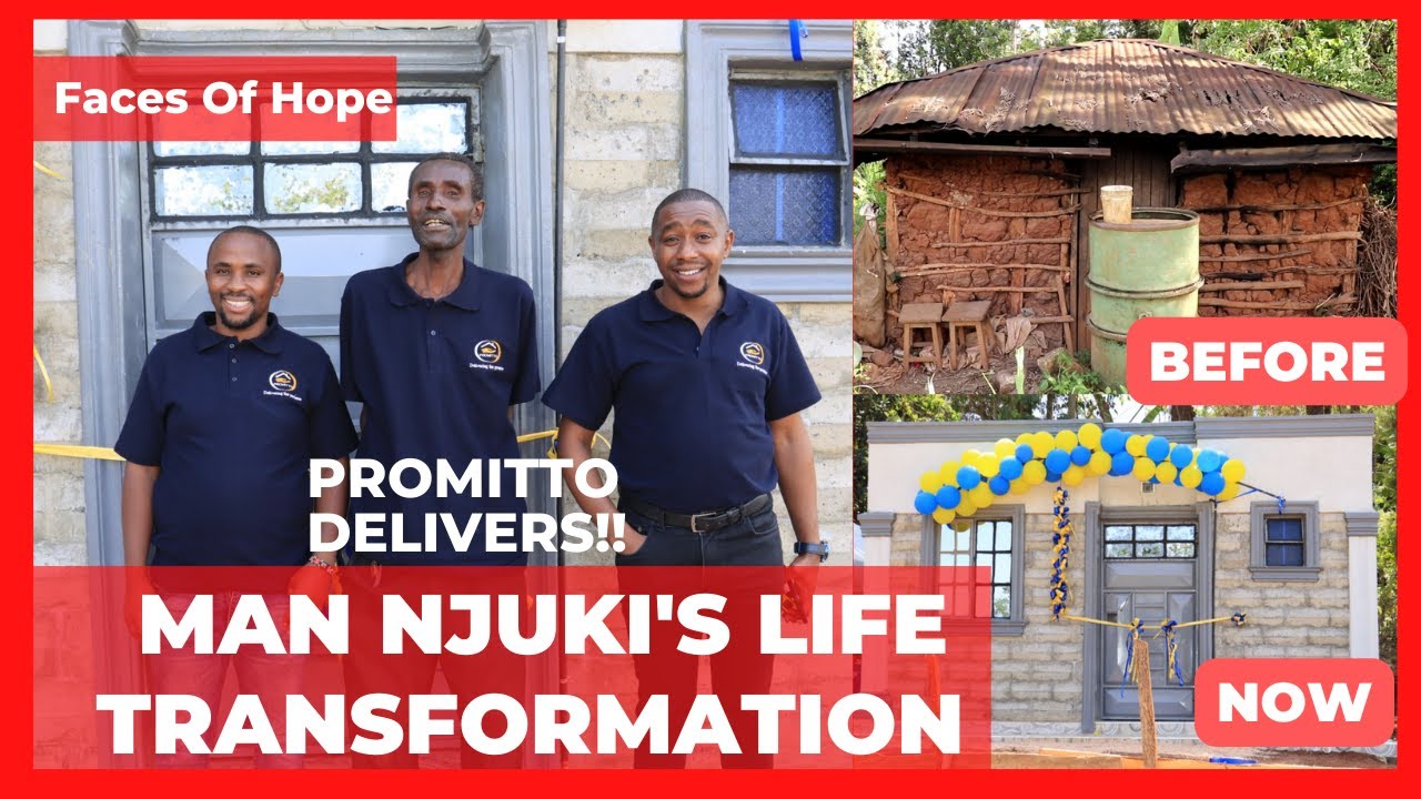 Grand House Opening Event as Promitto hands over a house to Man Njuki