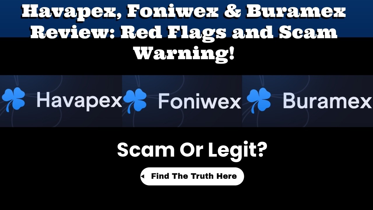 Обзор Havapex, Foniwex и Buramex: проблемы с выводом средств и предупреждение о мошенничестве!