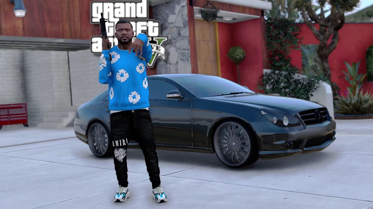 GTA 5 - ЖИЗНЬ В ЛА-ХУДЕ - BENZ CLS 55 и НОВЫЙ МАГАЗИН - № 18