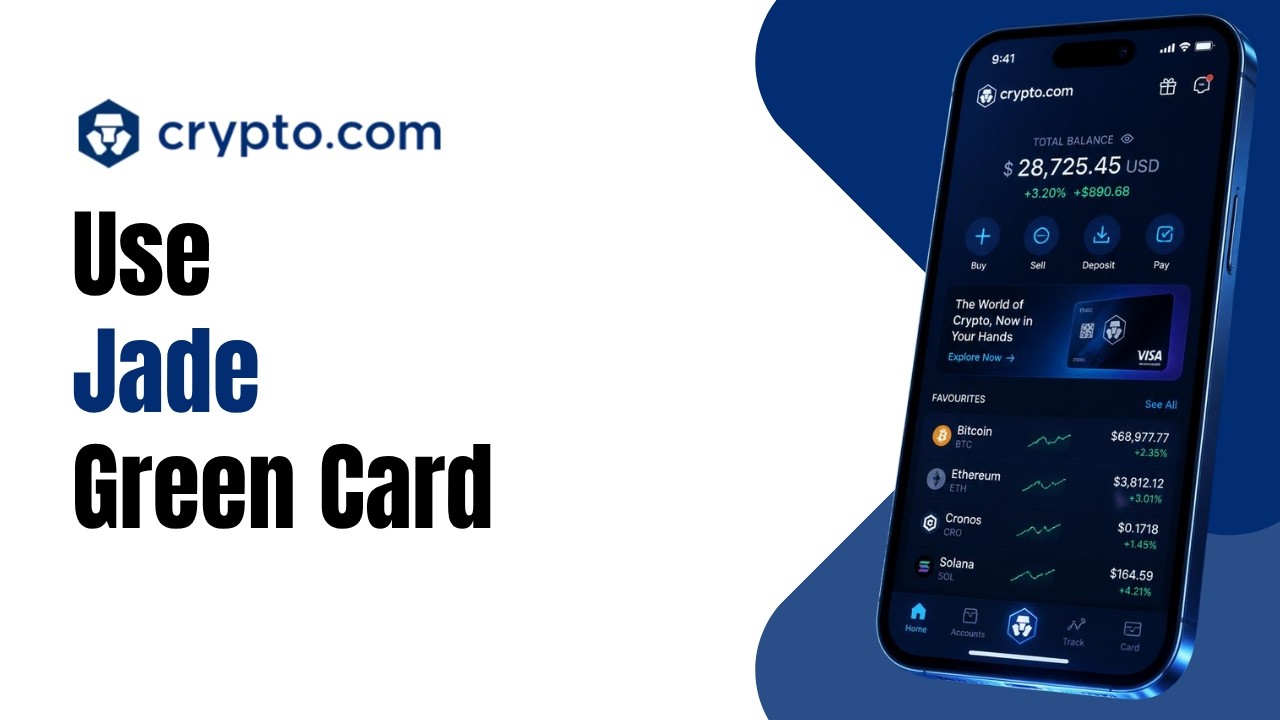 How to use Crypto com jade green card