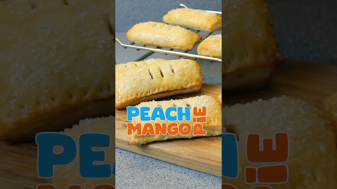 Peach Mango Pie. Recipe on our channel! #peachmangopie #cookingwithkurt #recipevideo #bakingtime