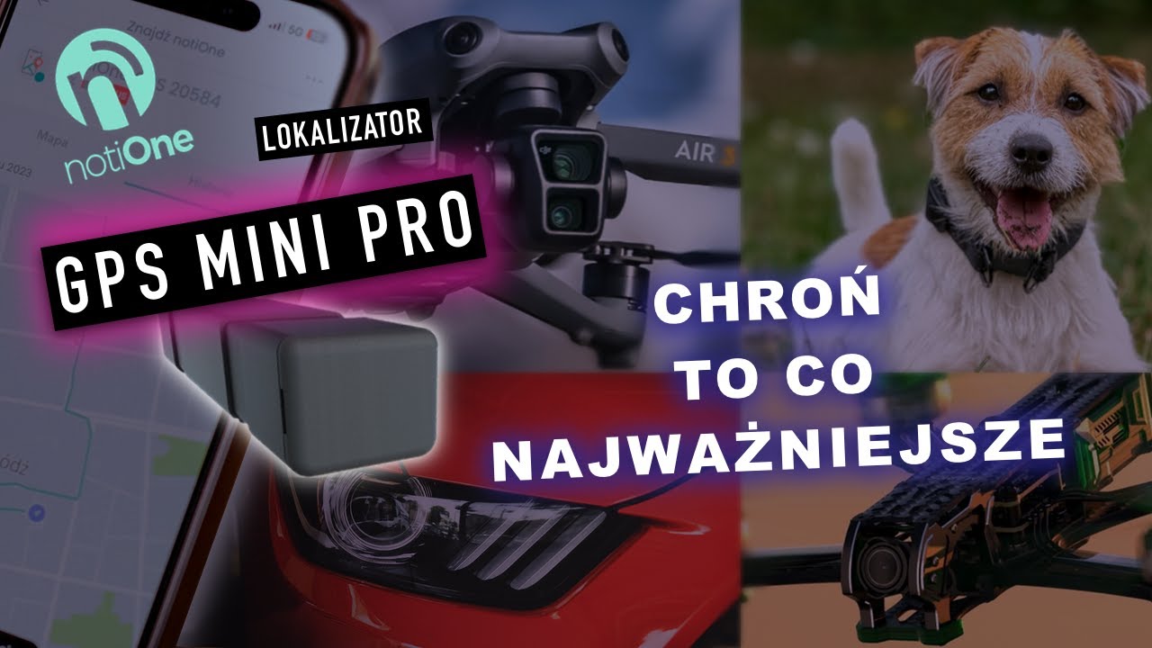 Lokalizator NotiOne GPS Mini Pro - Mały, Precyzyjny i Bez Abonamentu