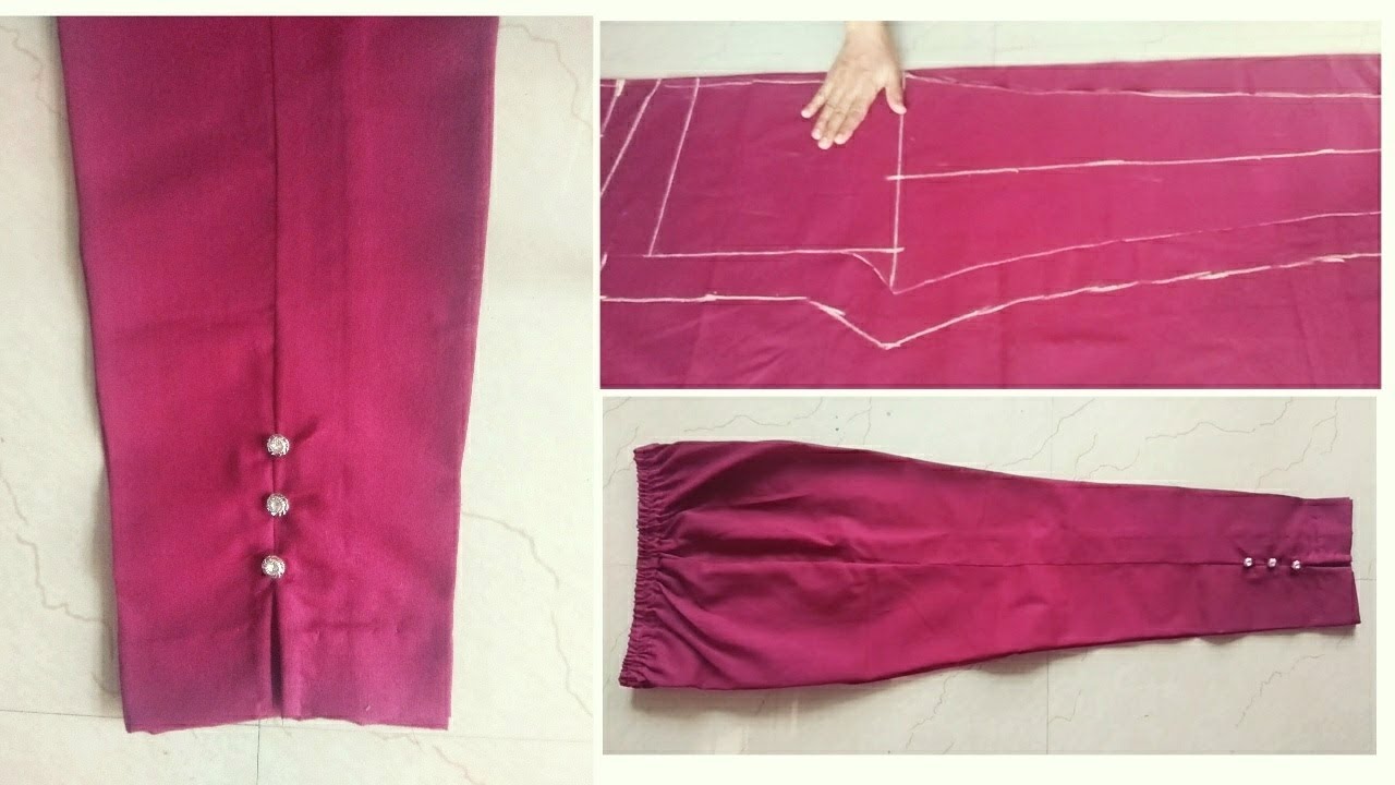 Ladies Pant | Straight Pant | Capri Pant | Ladies Trouser | Cutting and Stitching Easy Tutorial