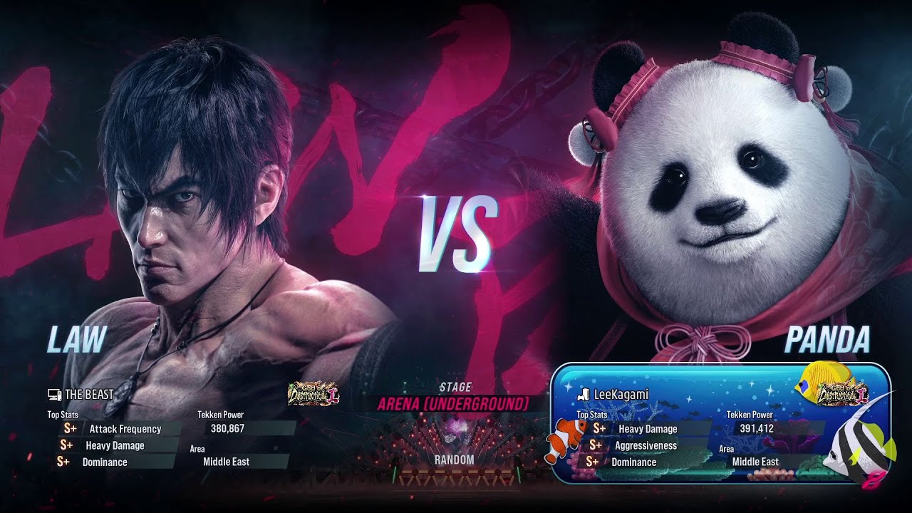 BSK (Law) VS LeeKagami (Panda) Tekken 8 Ranked