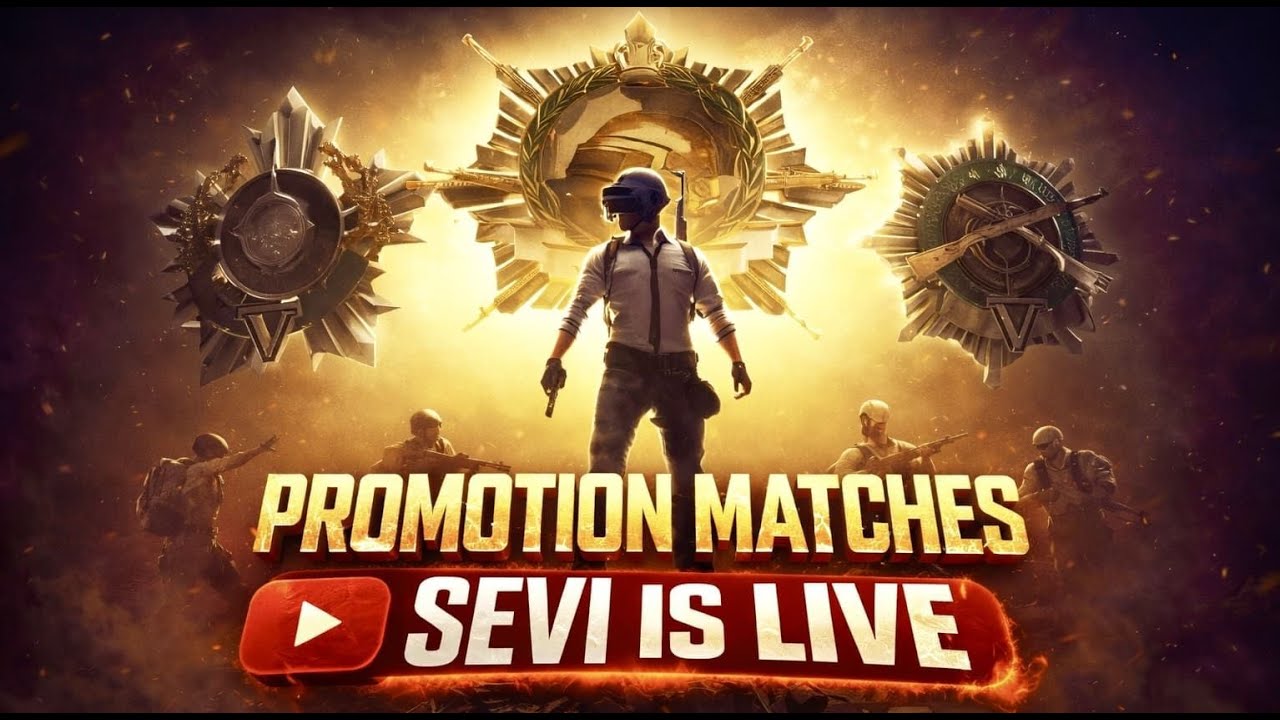 LET'S PLAY PROMOTION MATCHES FOR ACE MASTER Day-8 | SEVI IS LIVE | PUBG | 