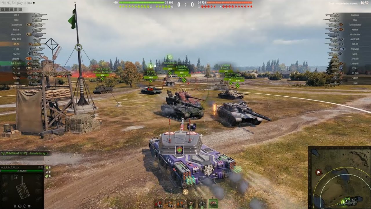 BZ-75 та Об’єкт 252У чудово показові битви в Малинівці та Руїнберзі! Replays від підписника!