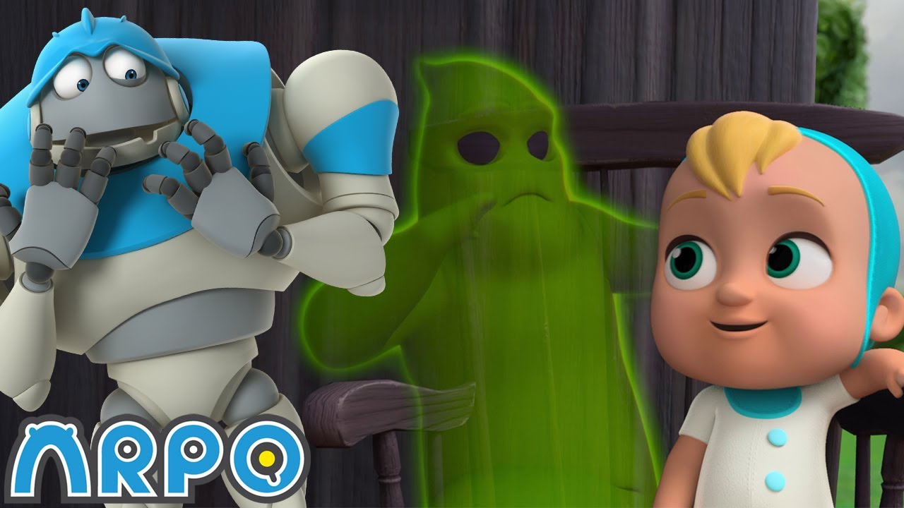 Cabin Ghost! | ARPO The Robot | Robot Cartoons for Kids | Moonbug Kids