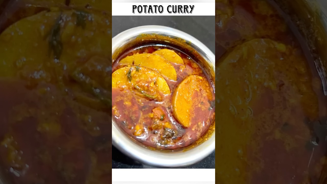 Maharashtrian Potato Curry ( Batata Rassa ) #shortvideo #cooking