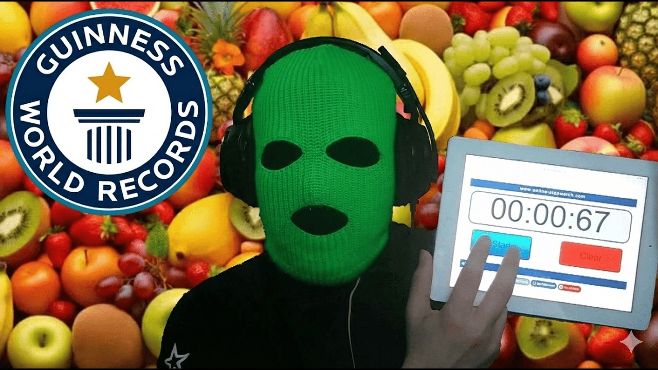Speedrunning Every Fruit I’ve Ever Eaten (WORLD RECORD)