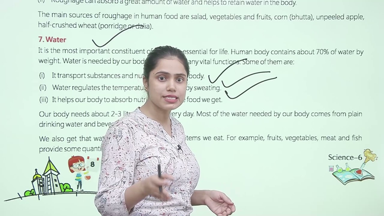 Ch 1 | Jayshree Publication | Science | Class 6 | Components Of Food | For children