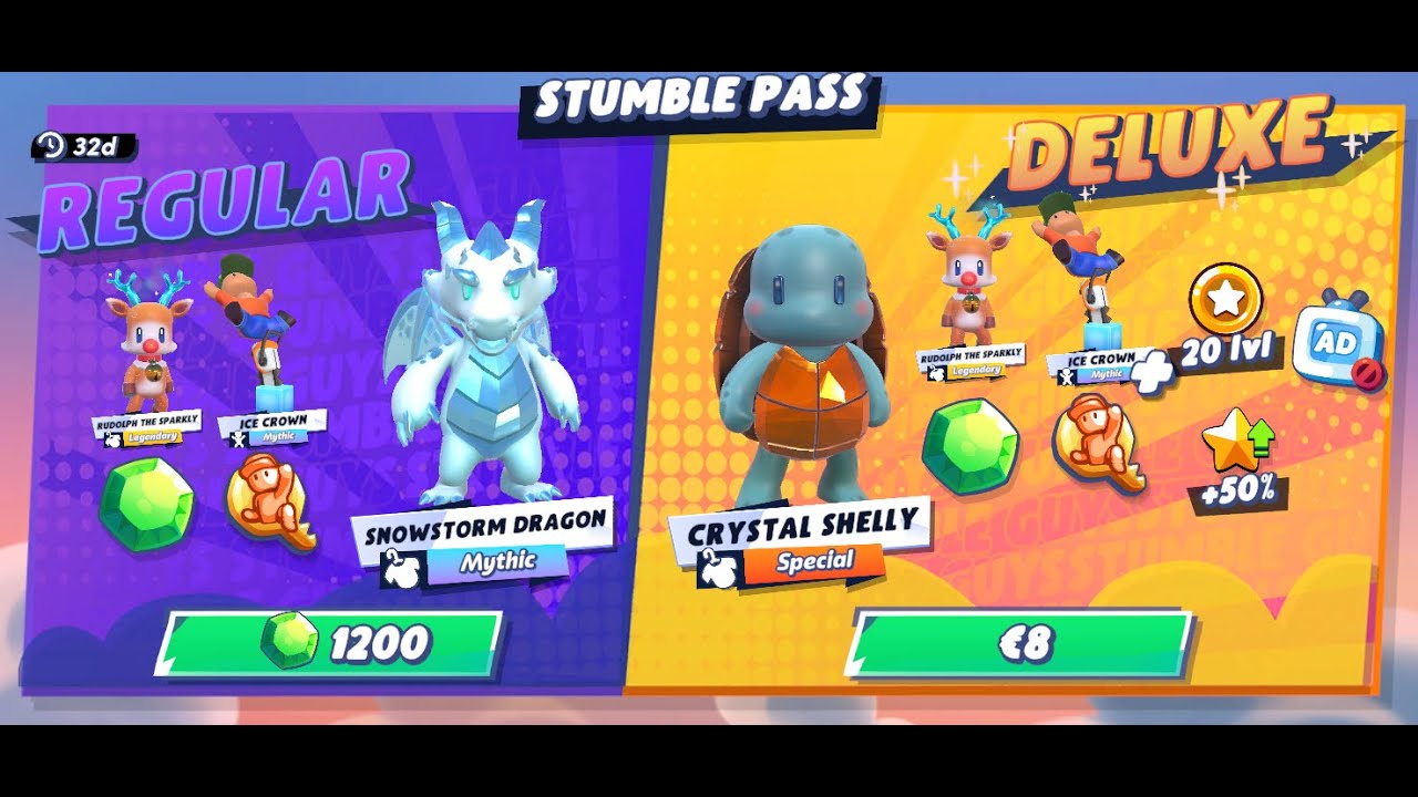 New 0.93 Winter Stumble Pass in Stumble Guys Winter Wonderland 🎅