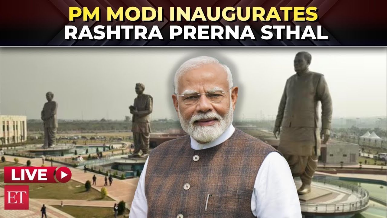 PM Modi unveils Rashtra Prerna Sthal, ₹230-crore memorial honoring Atal Bihari Vajpayee in Lucknow